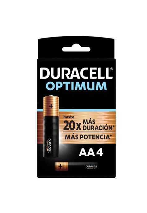 Pilas Duracell Optimun Aa X4 Unidades Fx-0