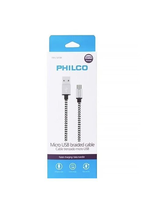 Cable Philco DE Carga Trenzado Micro Usb-0