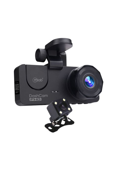 Camara de Auto Mlab 9318 DVR FHD 3 cámaras Front 1080p/ inside 720p/ back 720p-0