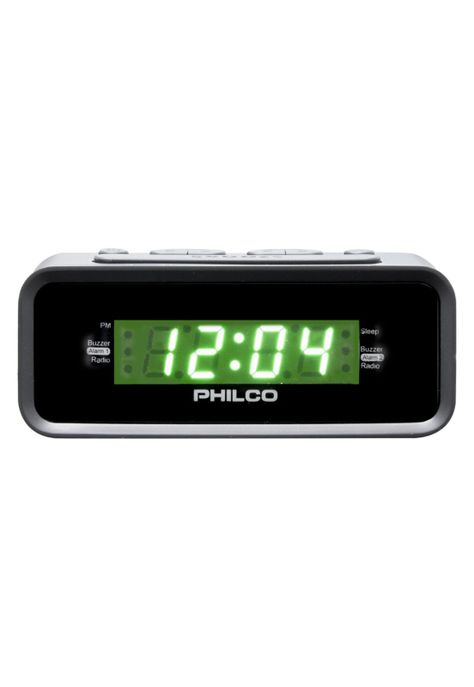 Radio Reloj Philco, Radio FM, Pantalla LED 0,6", Alarma Dual-3