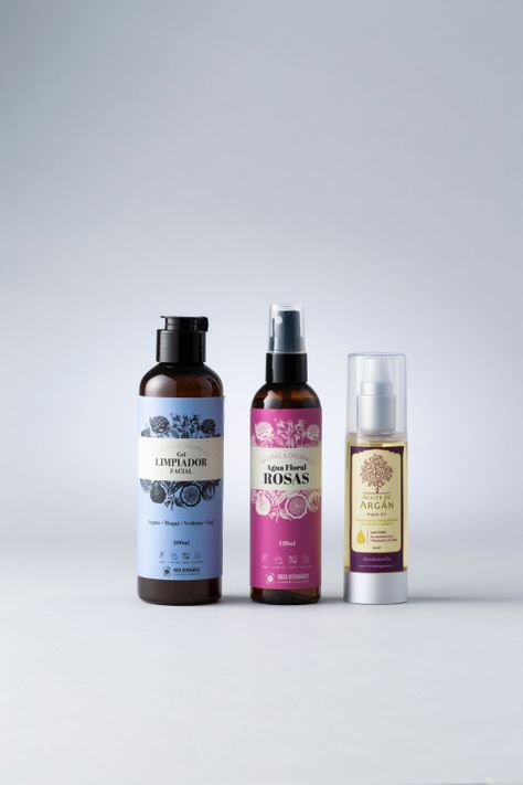 Pack Rutina Facial Básica Gel Limpiador, Agua Rosas y Aceite Argán-0