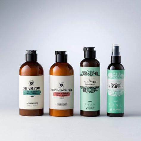  Pack Anticaspa: Shampoo 250ml + Acondicionador 250ml + Gel Aloe Vera 200ml + Agua De Romero 120ml-1