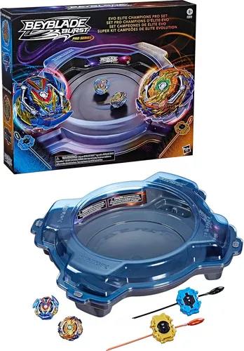 Beyblade Burst Pro Champions Estadio + 2 Trompos Hasbro -0