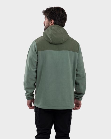 Polar Hoodie Eco Hovenir Hombre Light Green Gnomo-2