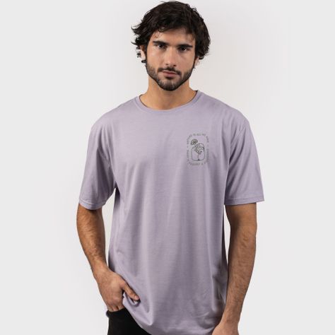 Polera Eco P-13 Hombre Lilac Gnomo-0