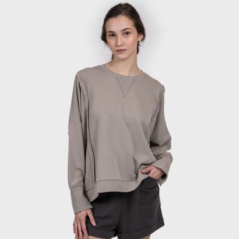 Poleron Pullover Eco Zanfa Mujer Sand Gnomo-0