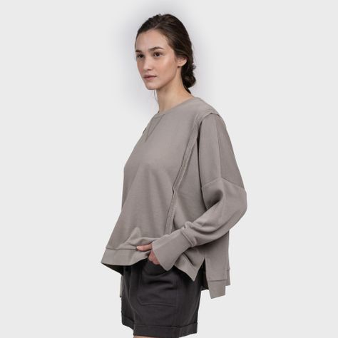 Poleron Pullover Eco Zanfa Mujer Sand Gnomo-1