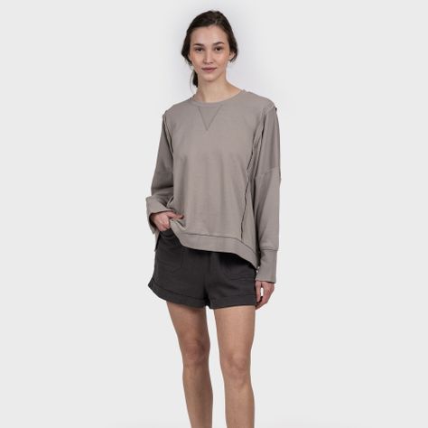 Poleron Pullover Eco Zanfa Mujer Sand Gnomo-2