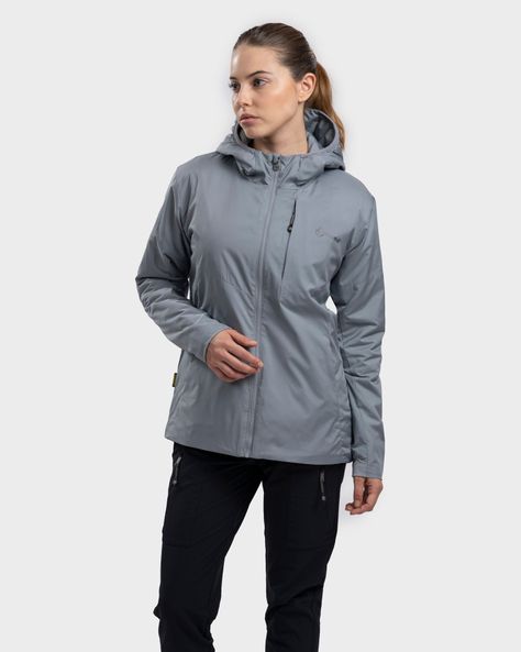 Chaqueta Hoodie Welky Mujer Light Grey Gnomo-0
