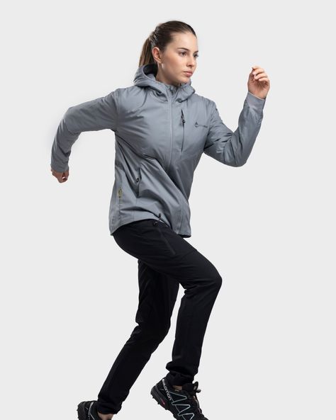Chaqueta Hoodie Welky Mujer Light Grey Gnomo-1