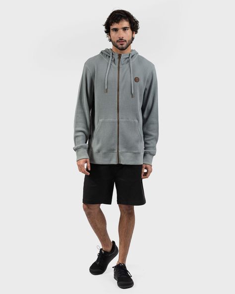 Poleron Hoodie Eco Paolok Hombre LightGreen Gnomo-0