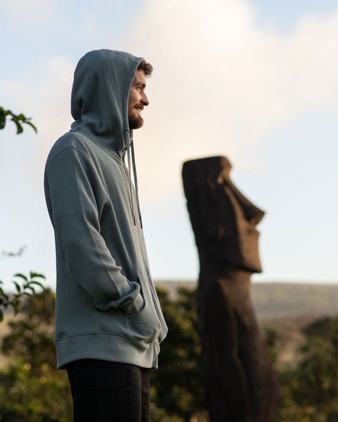 Poleron Hoodie Eco Paolok Hombre LightGreen Gnomo-2