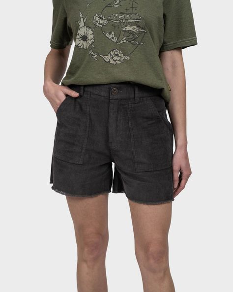Short Cotelé Inkan Mujer Darkgrey Gnomo-0