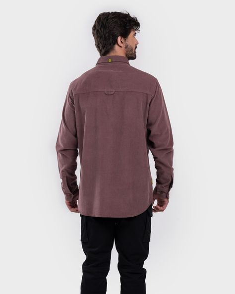 Camisa Cotelé Zarlos Hombre Bordeaux Gnomo-2