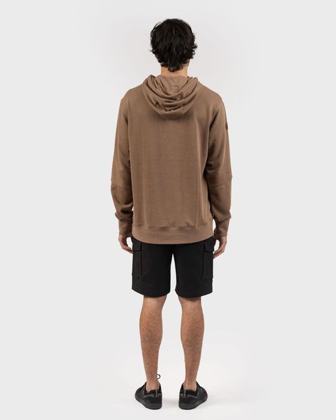Poleron Hoodie Eco Franek Hombre Brown Gnomo-2