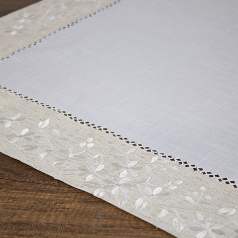 Carpeta Natura Blanco Beige 85x85 cm Decoración-1