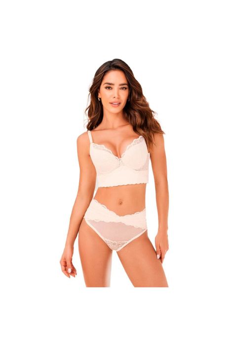 Conjunto  Carmine Encaje-Tull Perla-0