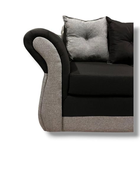 Seccional 5 cuerpos marsella bicolor lino negro gris-1
