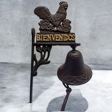 Campana de pared gallo-1