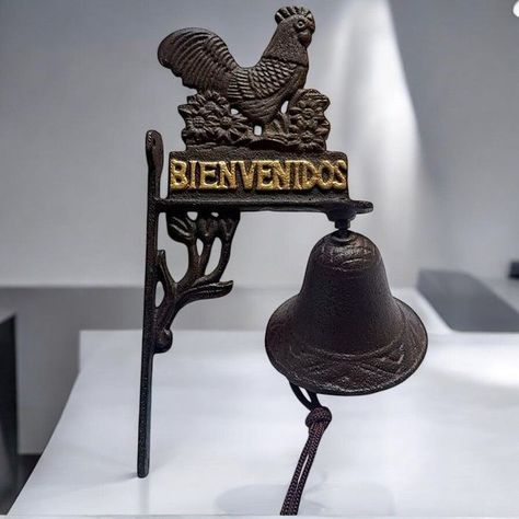 Campana de pared gallo-2