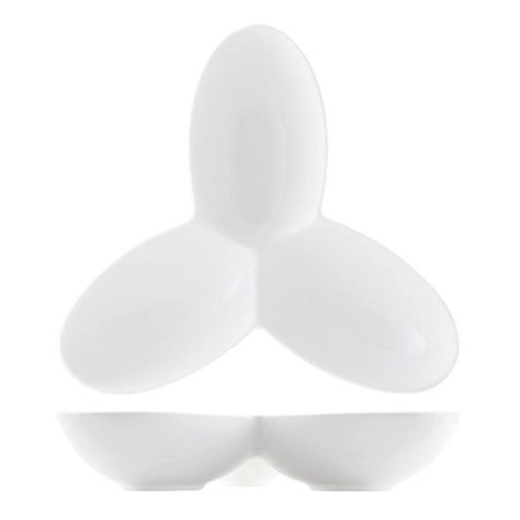 Plato diseño flor set-1