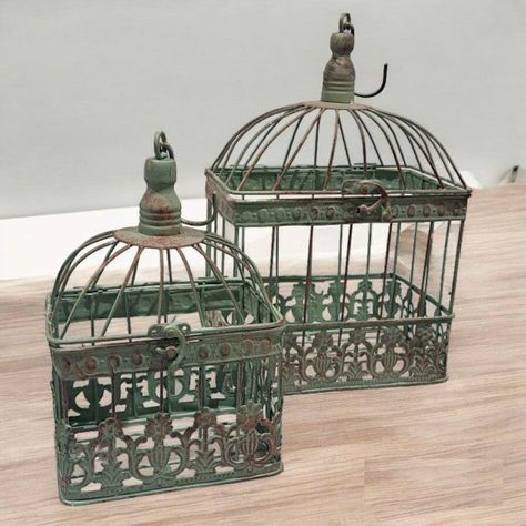 Jaula Decorativa Metal Set-1