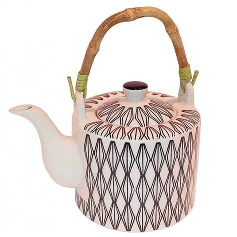 Tetera de porcelana para servir-0