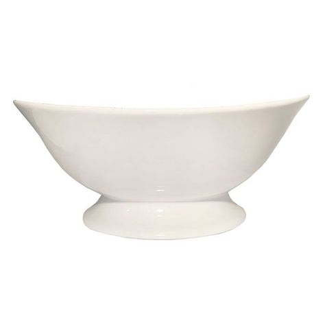 Plato con Base de Porcelana 27x20x10 -0
