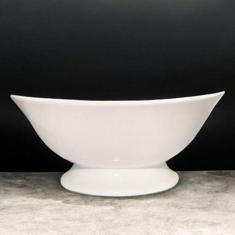 Plato con Base de Porcelana 27x20x10 -1