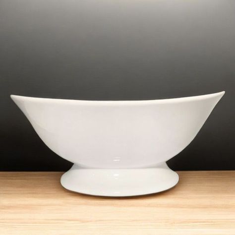 Plato con Base de Porcelana 27x20x10 -2