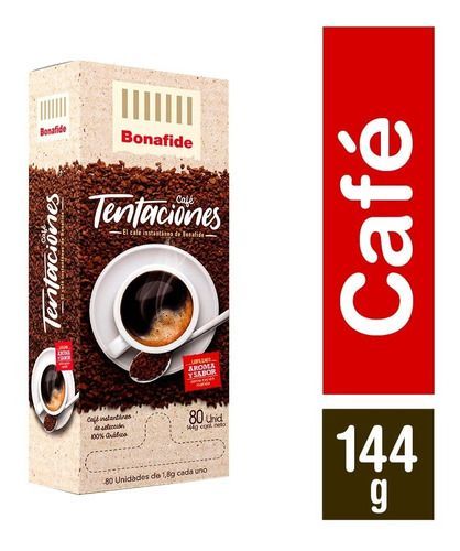Pack 80  Bonafide Café Tentaciones Stick 1,8 Grs-0