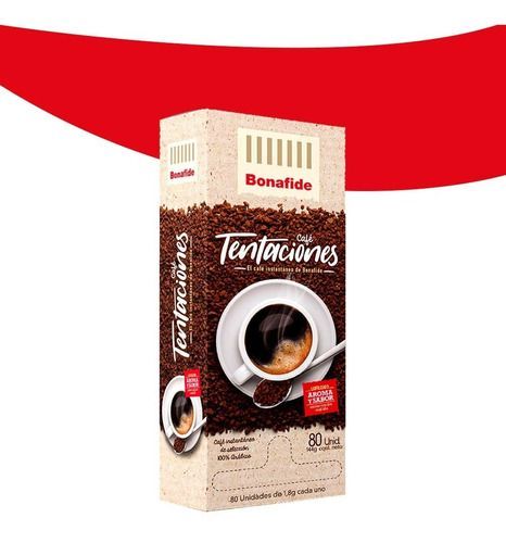 Pack 80  Bonafide Café Tentaciones Stick 1,8 Grs-1
