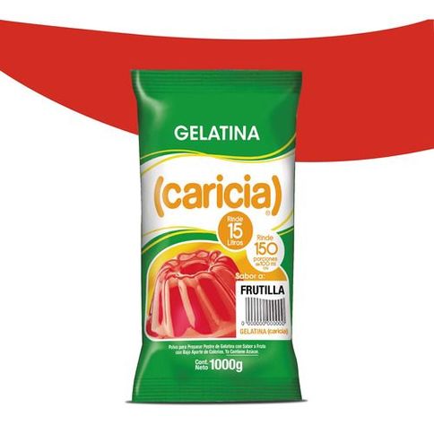 Pack 10 - Caricia Jalea Frutilla 1kg-0