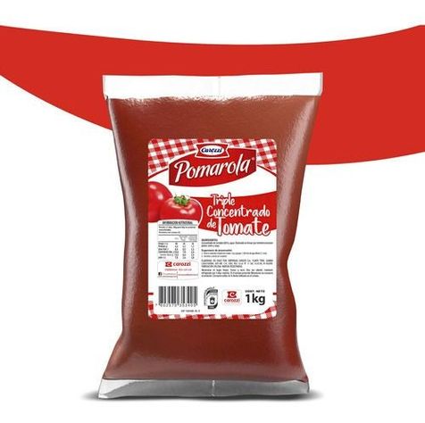 Pack 10 - Pomarola Triple Concentrado De Tomate 1kg-1