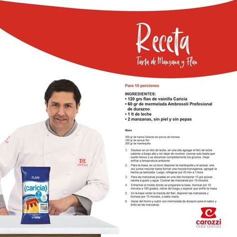 Pack 10 - Caricia Flan Vainilla 1kg-5