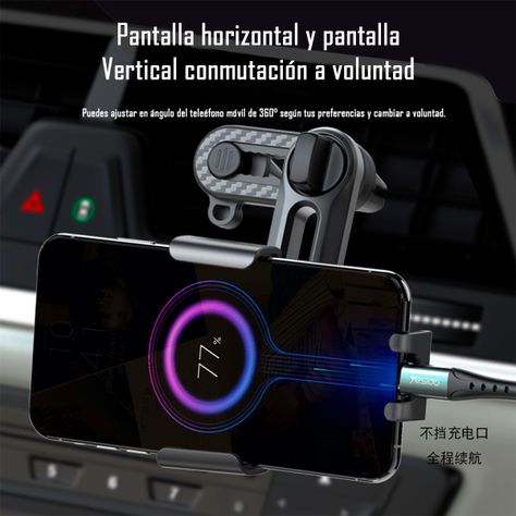 Soporte Holder Para Celular Tipo Rejilla 360 Yesido C105-2