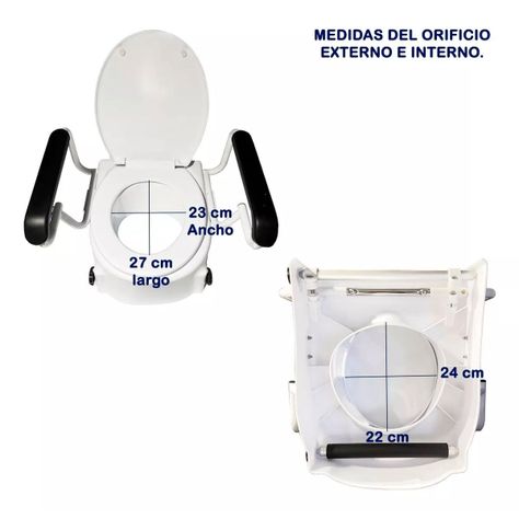 Alza Baño Con Posa Brazo Fijación Externa Universal-3