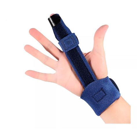 Inmovilizador Dedo Adulto Para Indice Medio Anular Ajustable-0