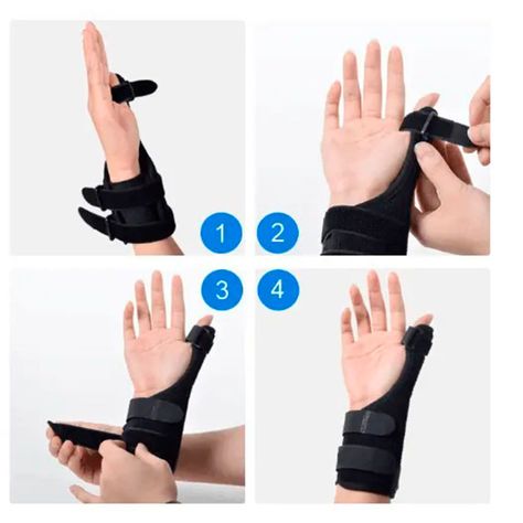 Muñequera Con Fijador Dedo Pulgar Tallla M Derecha-6