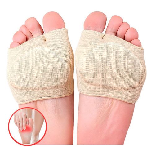 Par Almohadillas Metatarsianas Dedos Pies Piel Talla L-5