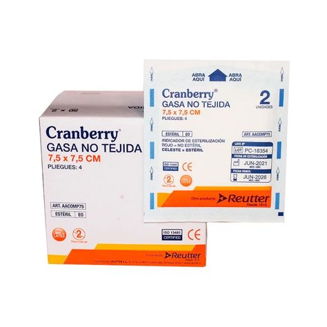 Gasa Estéril No Tejida Tamaño 7,5x7,5cm 1 Caja De 50 Sobres-1