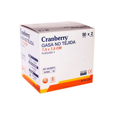Gasa Estéril No Tejida Tamaño 7,5x7,5cm 1 Caja De 50 Sobres-2