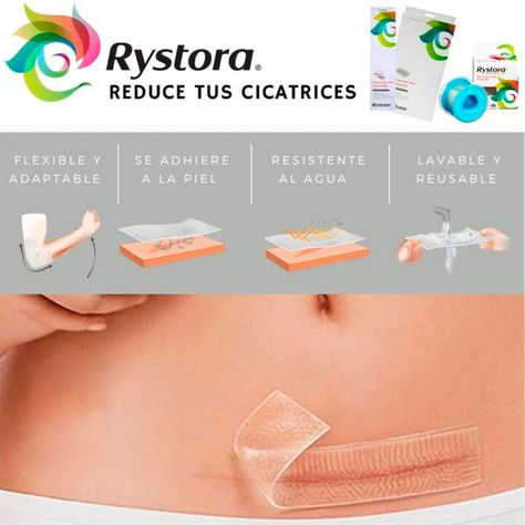 Rystora De Silicona En Rollo 2,5cm X 1,5mtrs Para Cicatrices-2