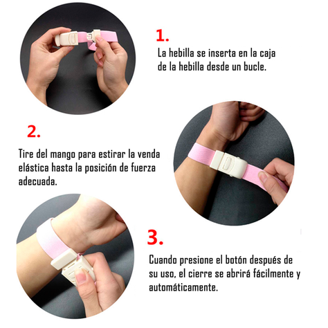 Ligadura Toma De Muestra Pediatrico Niños Colores Oneder-3