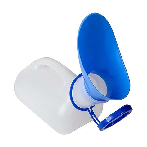 Pato Urinario Con Tapa y accesorio desmontable Unisex-0