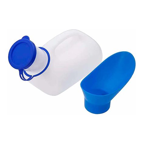 Pato Urinario Con Tapa y accesorio desmontable Unisex-6