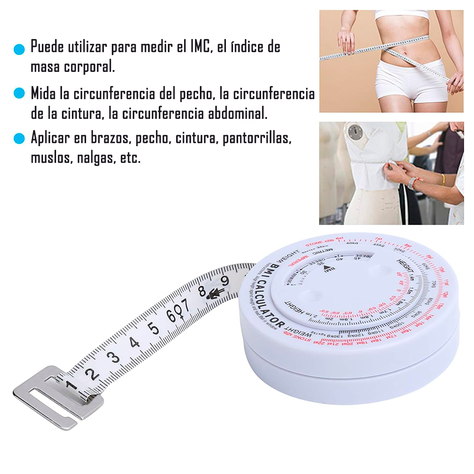 Cinta Métrica Huincha Indicador De Masa Corporal Imc Oneder-3