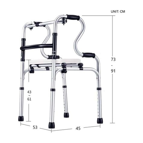 Baño Inodoro Andador  Portátil  Multifuncional 5 En 1-7