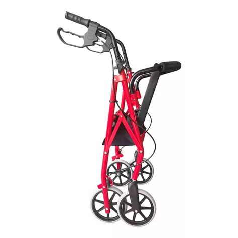 Andador Burrito Ortopedico 4 Ruedas Con Asiento Y Bolso 3004D-3