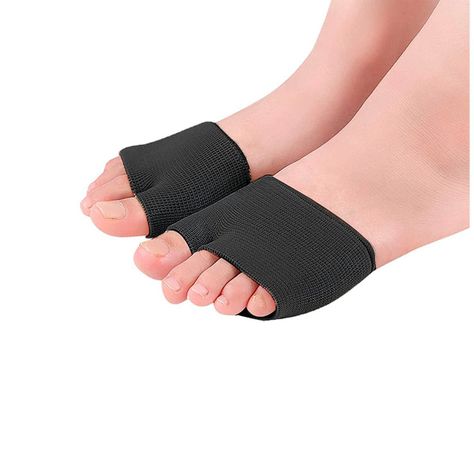 Par Almohadillas Metatarsianas Dedos Pies Negro Talla S-0